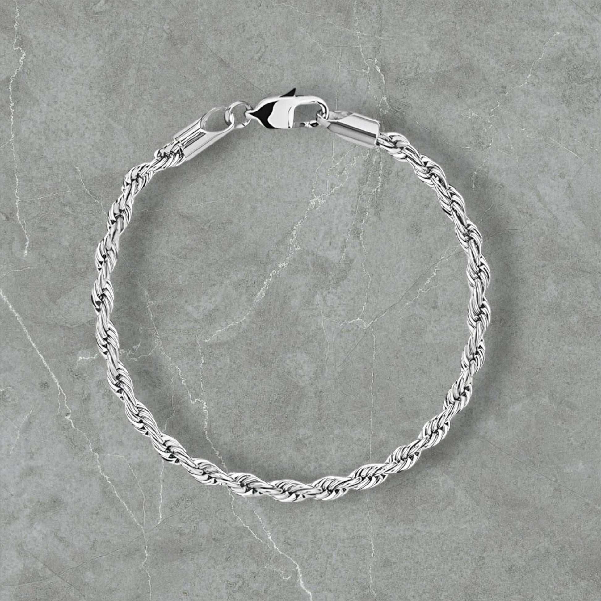 Bracelet en corde propre. - 3 mm