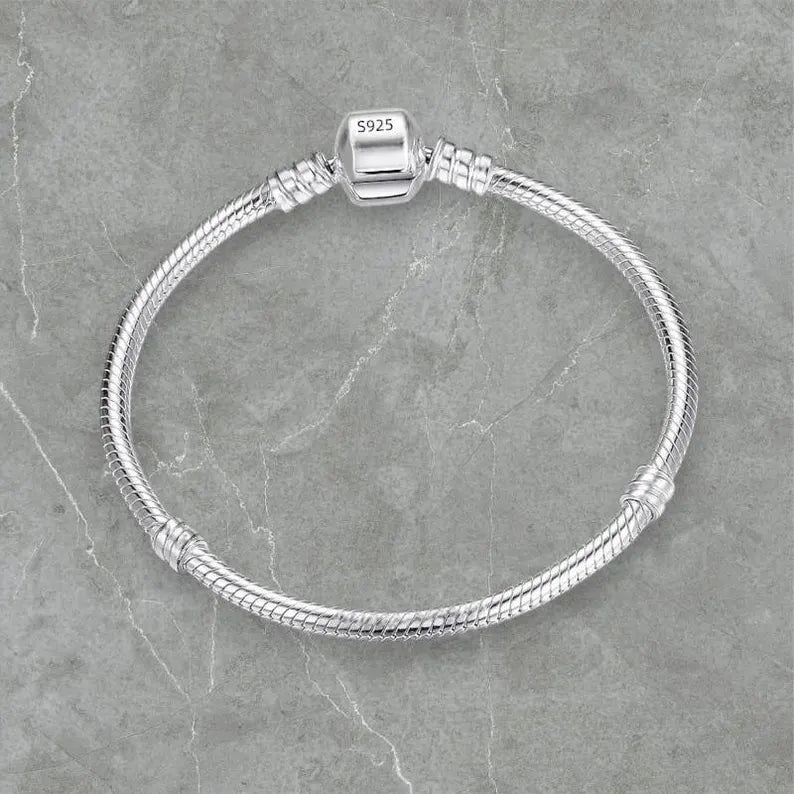 Sterling Silver Bracelet – Snake Chain Style