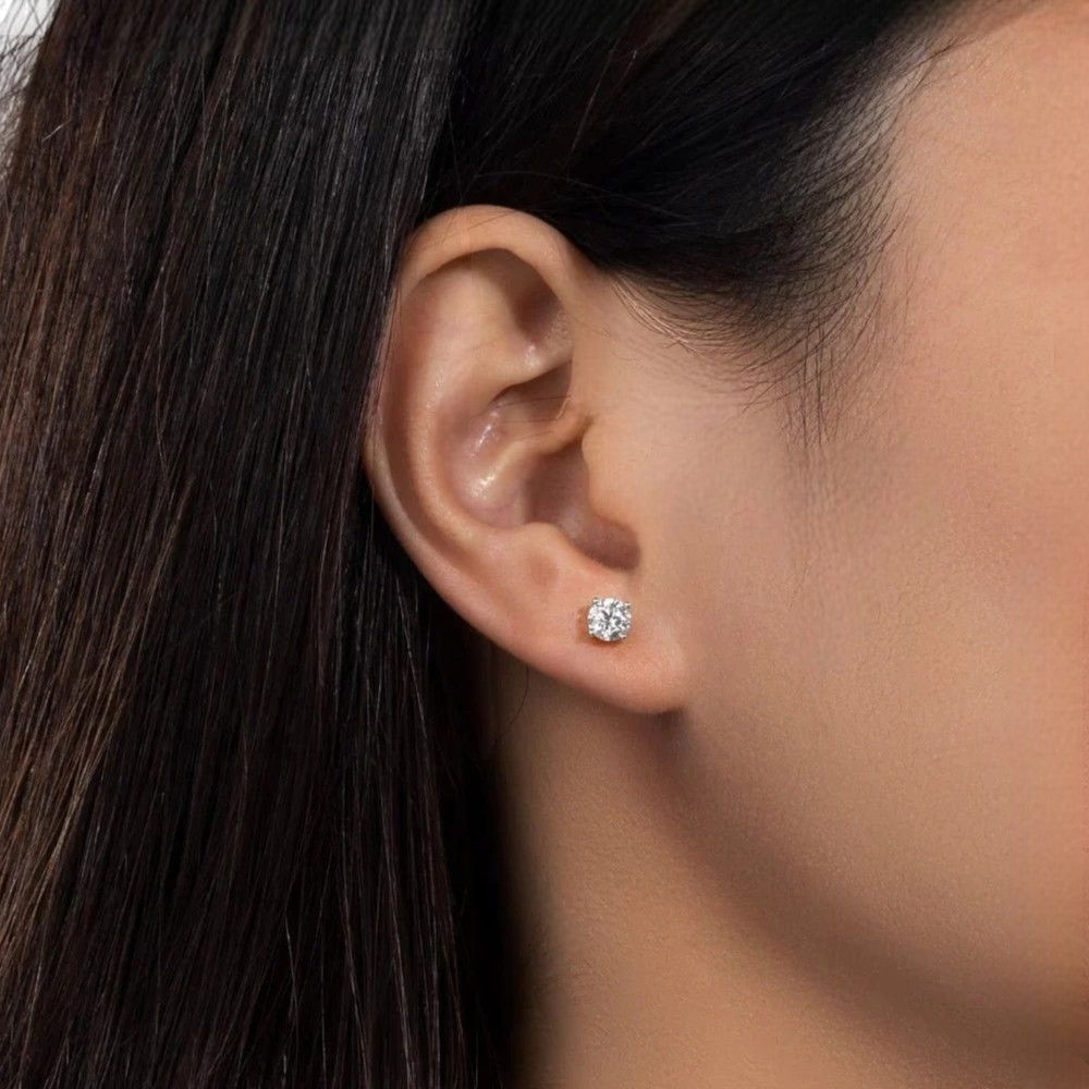 Moissanite Diamond Studs - 5MM