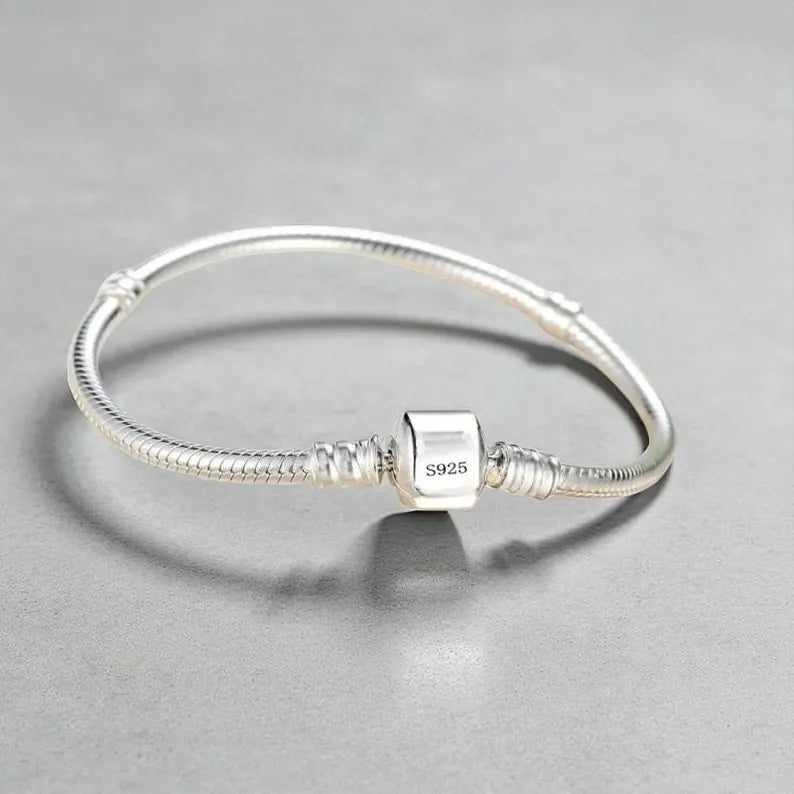 Sterling Silver Bracelet – Snake Chain Style