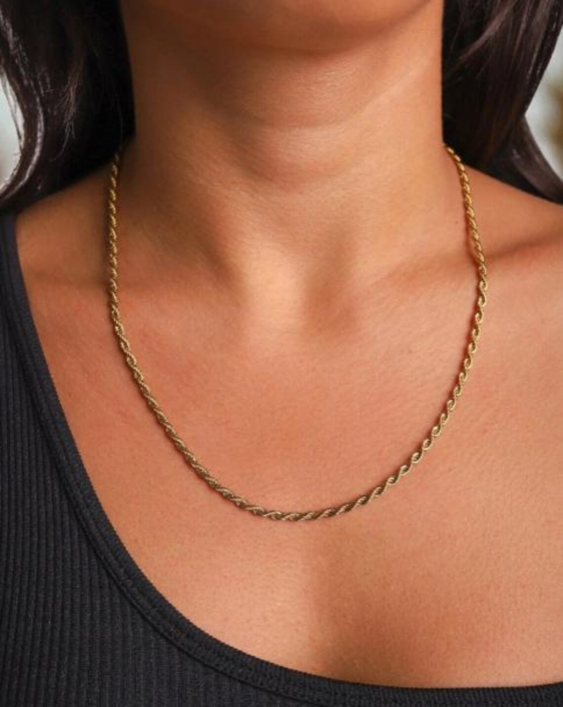 Clean Rope Chain - 3MM Gold