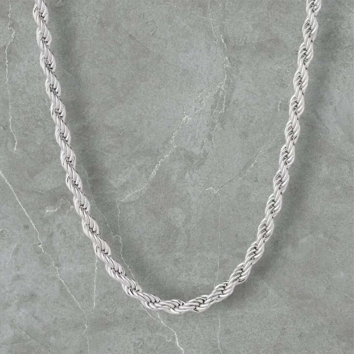 Clean Rope Chain - 3MM Gold